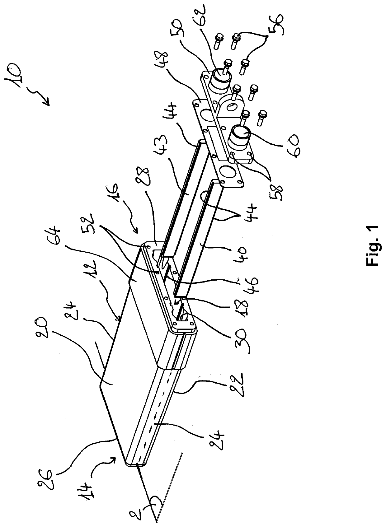 Cooling box for a shaft furnace