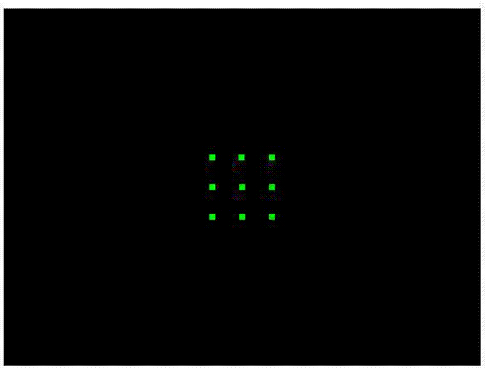 Automatic geometric correction method of surface projection based on image recognition