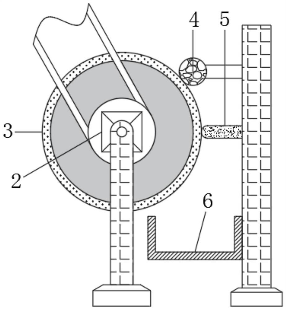 Energy-saving and environment-friendly leather garment perforating device