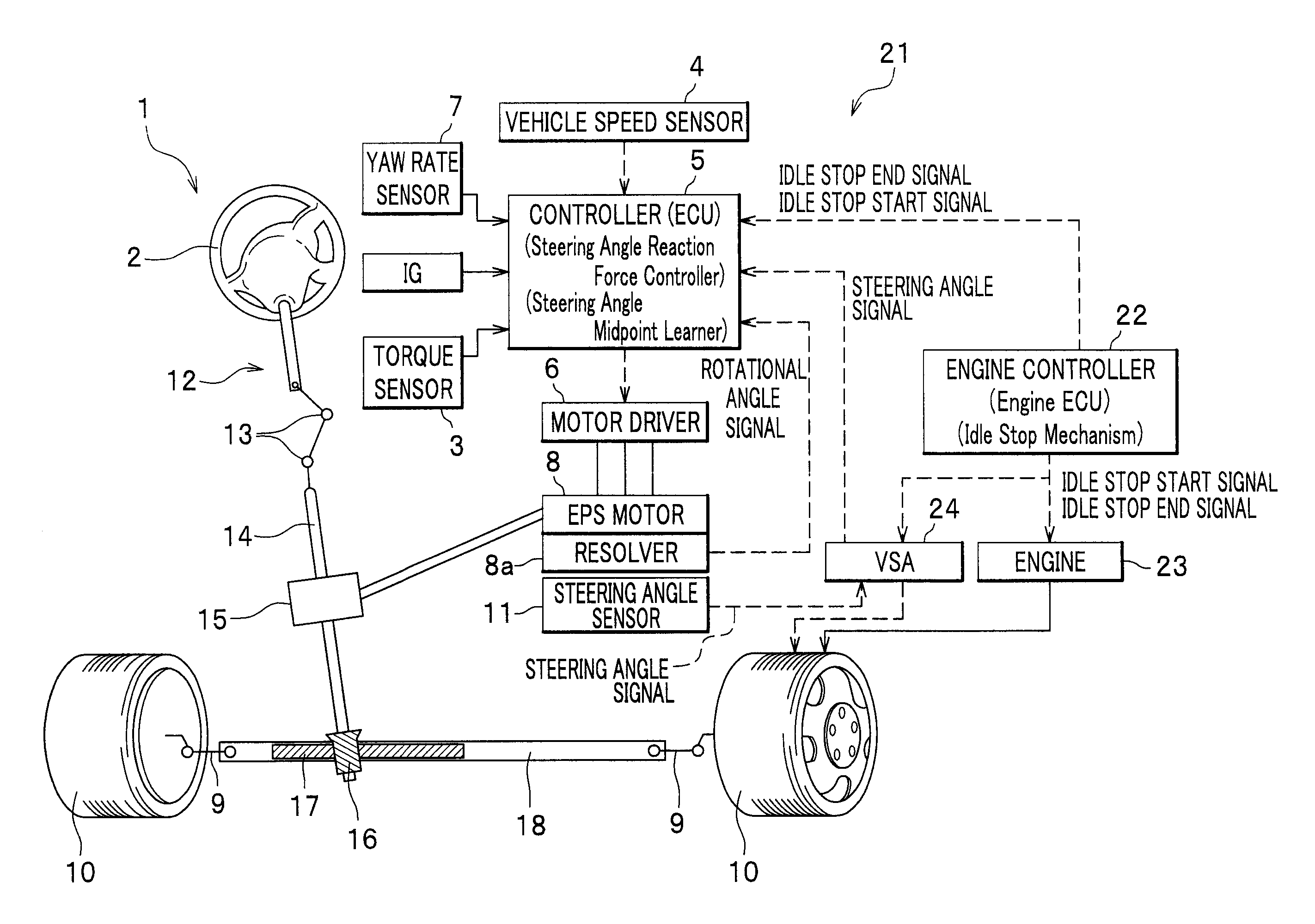 Electric power-assist steering system