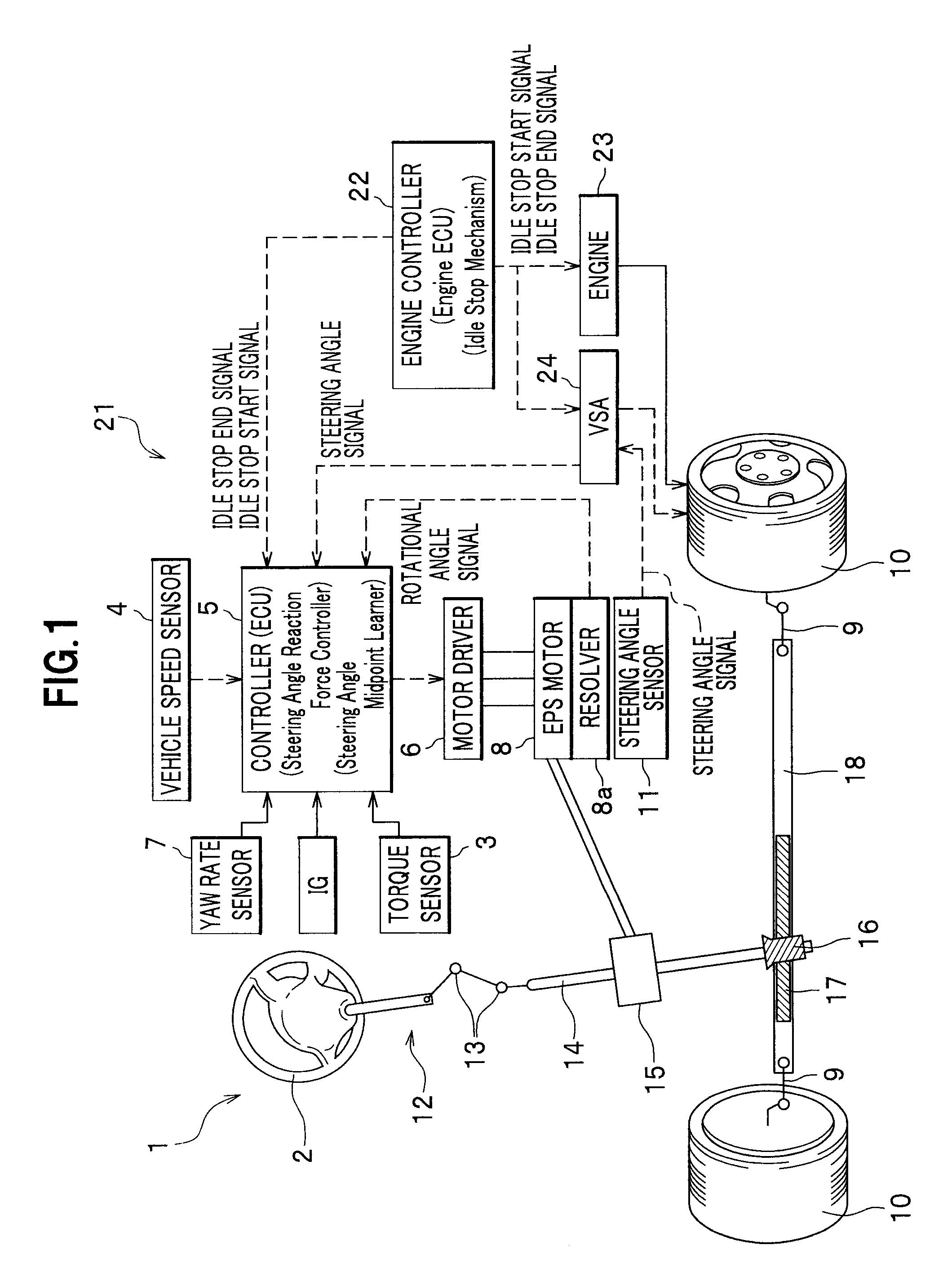 Electric power-assist steering system