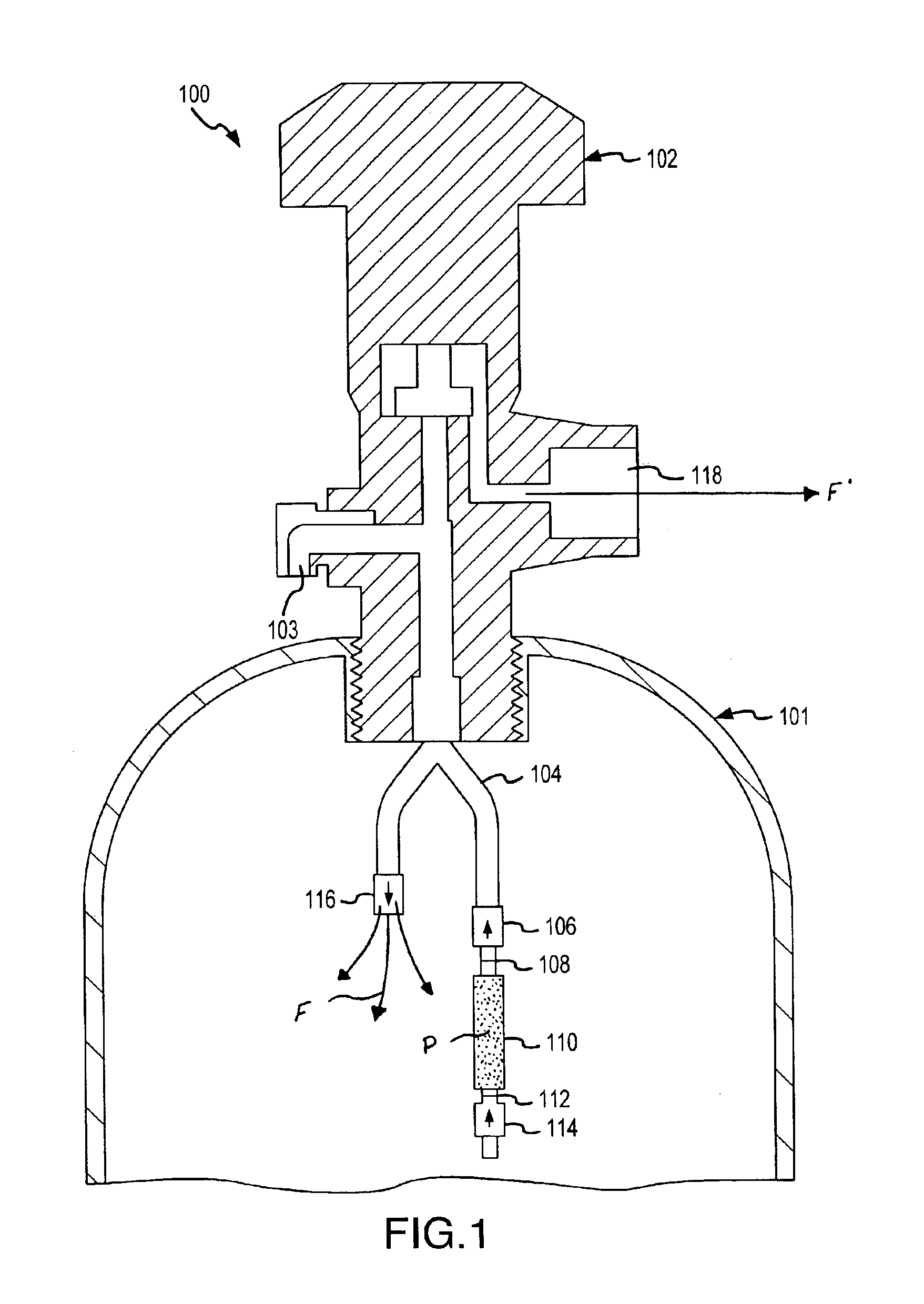 Method and system for supplying high purity fluid