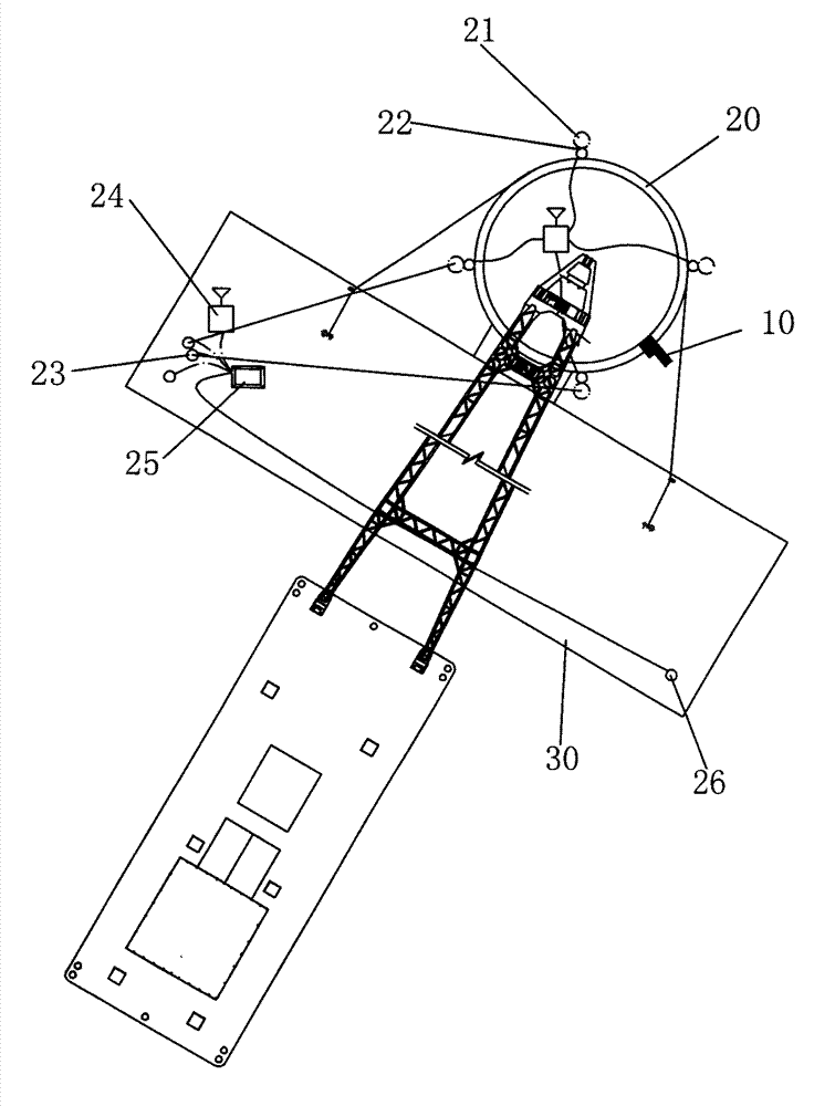 Large-diameter steel cylinder vibration sinking measurement positioning method