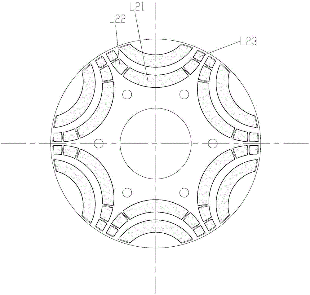 Motor rotor and electric motor having it
