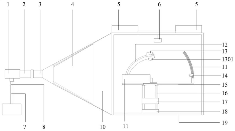 Pavement reflection coefficient detection device and method in hazy weather