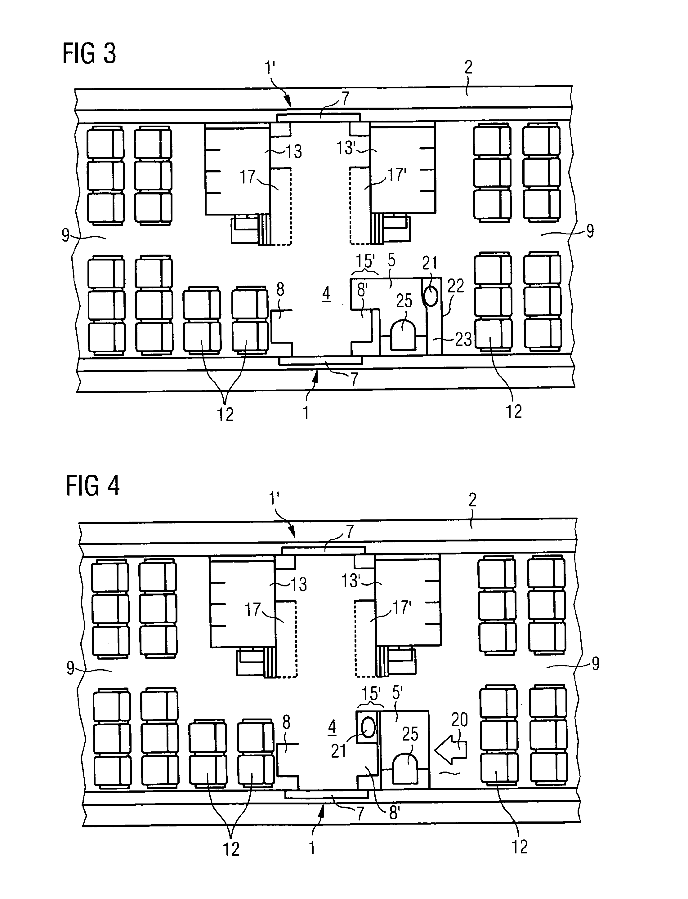 Aircraft cabin section