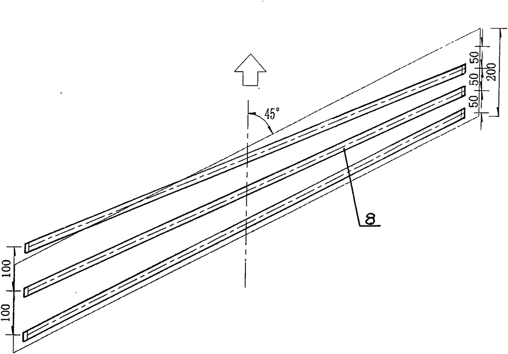 Construction method of oblique forward and bias pressure shallow buried tunnel entry arch