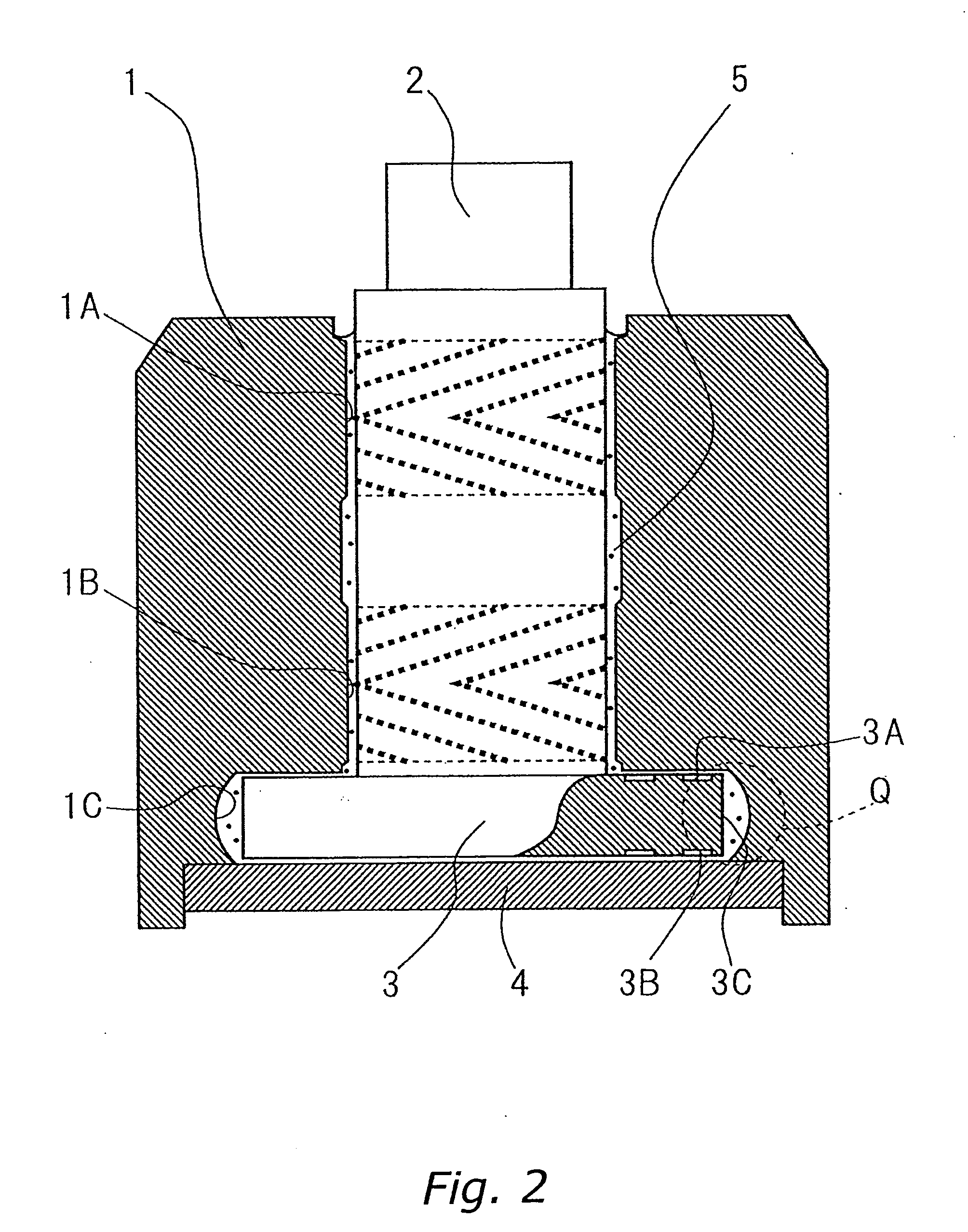 Hydrodynamic bearing device, spindle motor and disc recording and reproducing apparatus