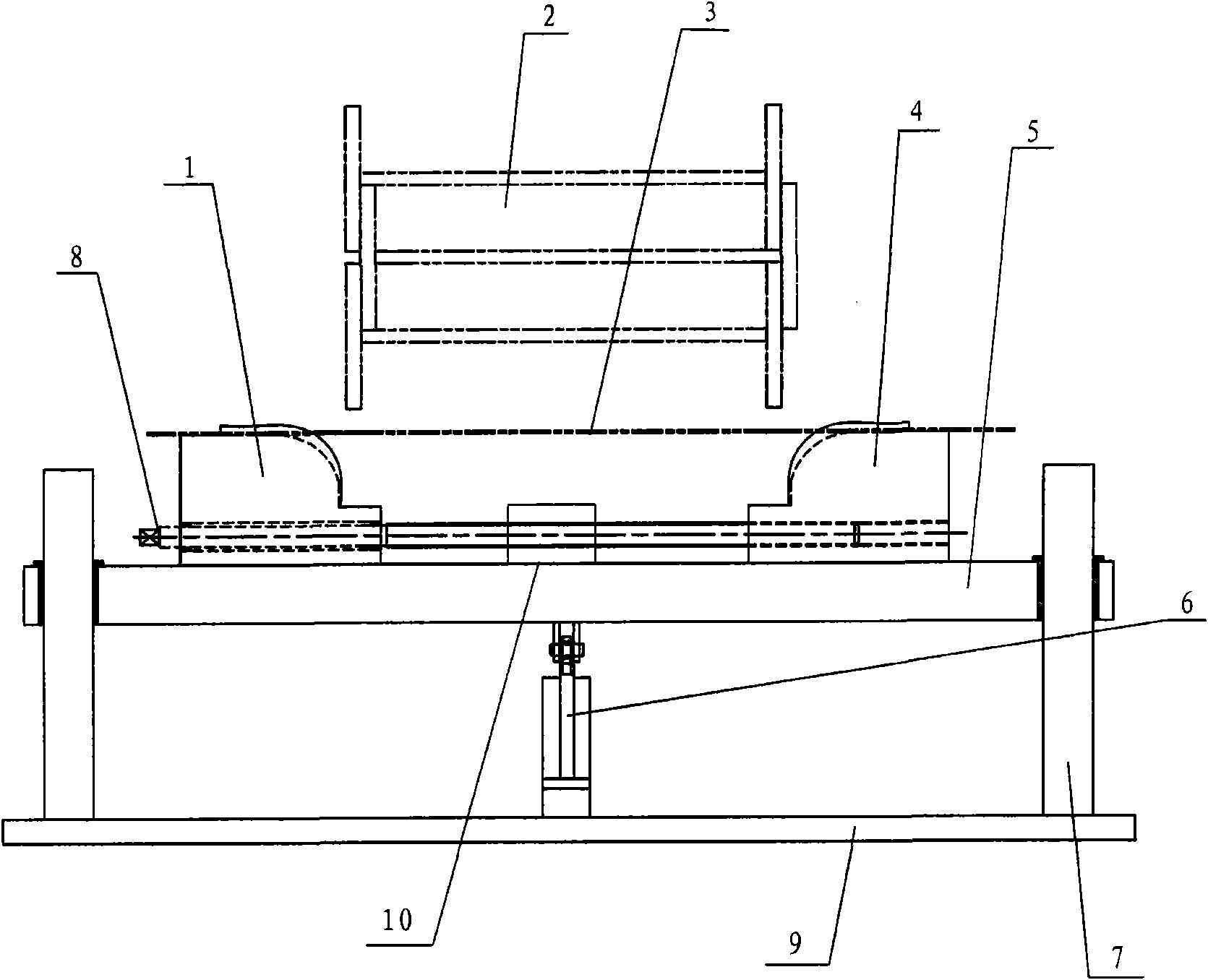 Profiled steel binding machine