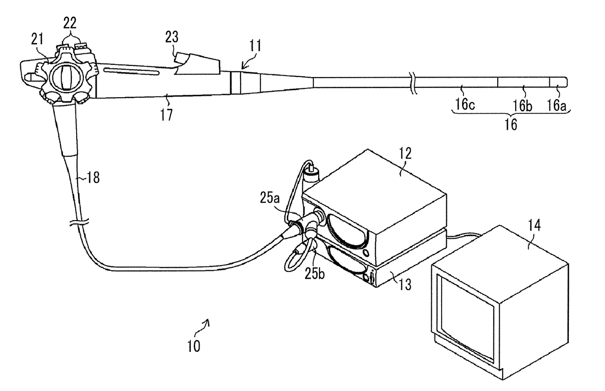 Image processing apparatus for electronic endoscope, electronic endoscope system, and image processing method for electronic endoscope