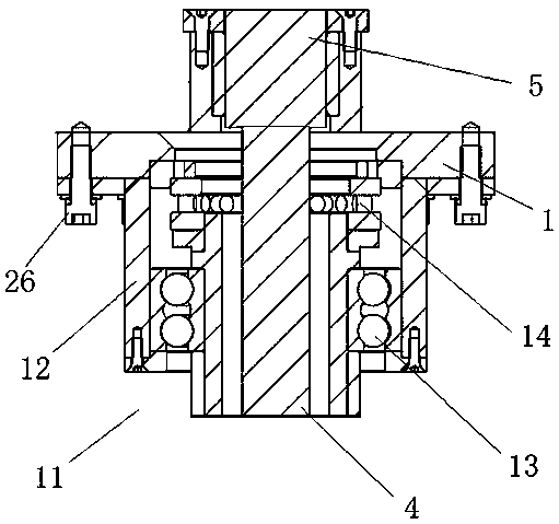 Three-claw inner support clamp assembly
