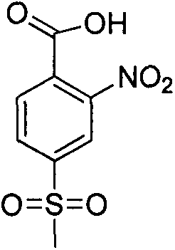 Method for synthesizing 2-nitro-4-methylsulfonylbenzoic acid