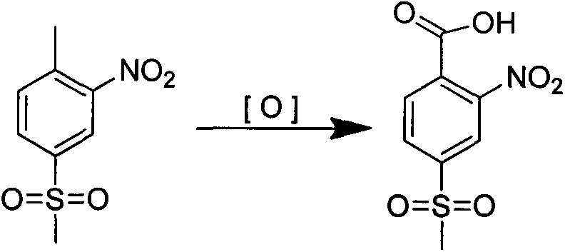Method for synthesizing 2-nitro-4-methylsulfonylbenzoic acid