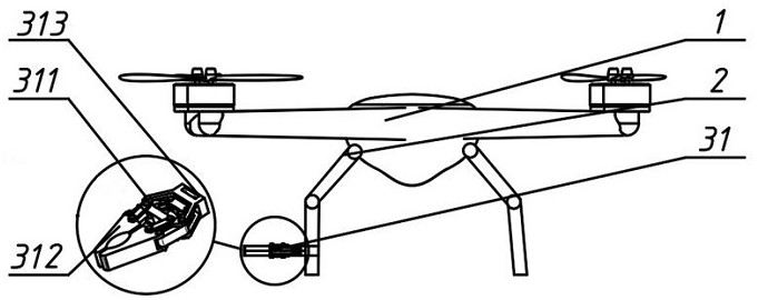 Unmanned aerial vehicle with modular flexible configuration inhabitation contacts