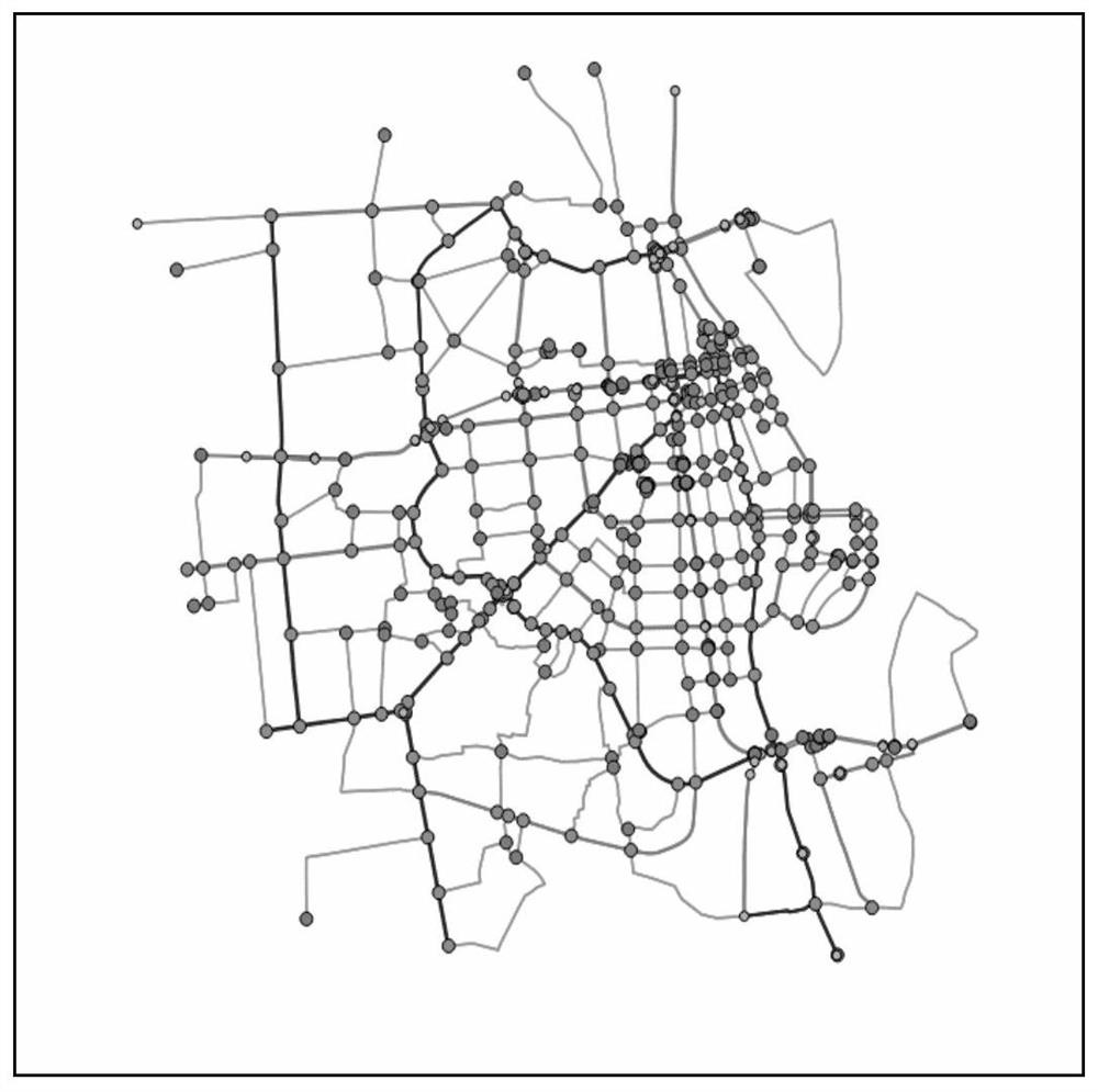 Intersection expression method based on road network data and vector calculation