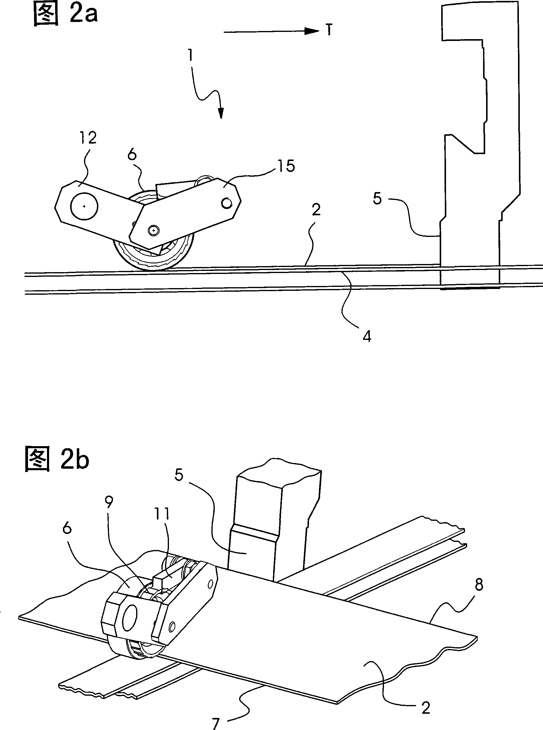 Device for positioning the trailing edge of sheets