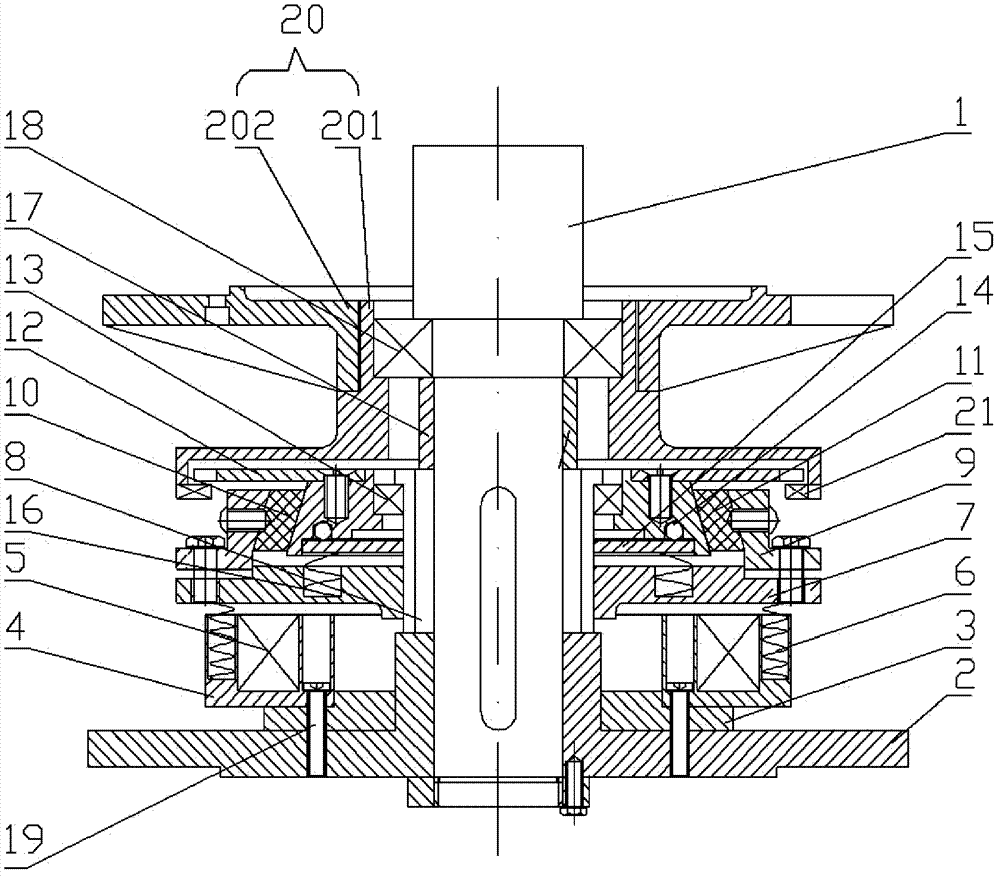 Safe and automatic brake of wind power generator