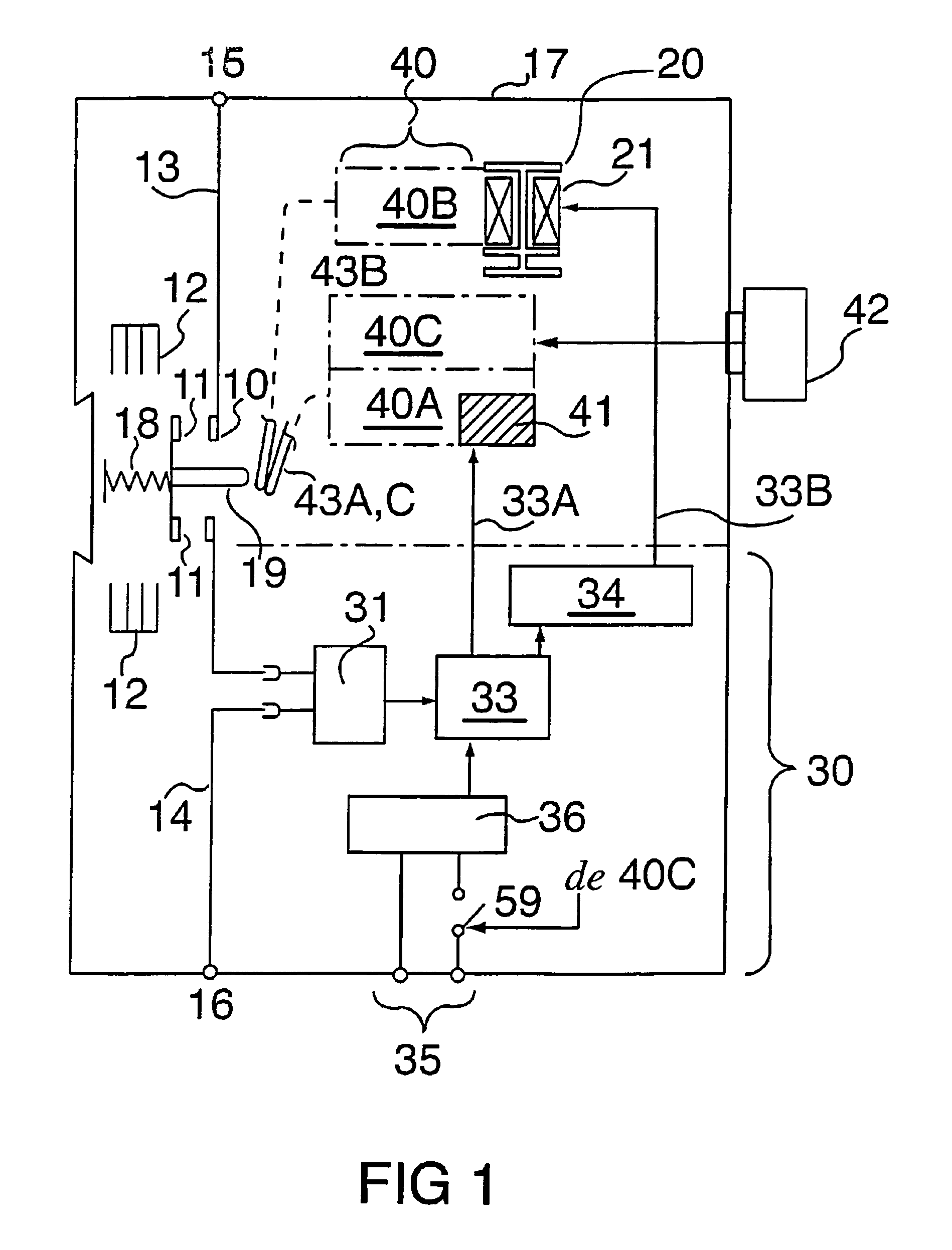 Reverse current relay