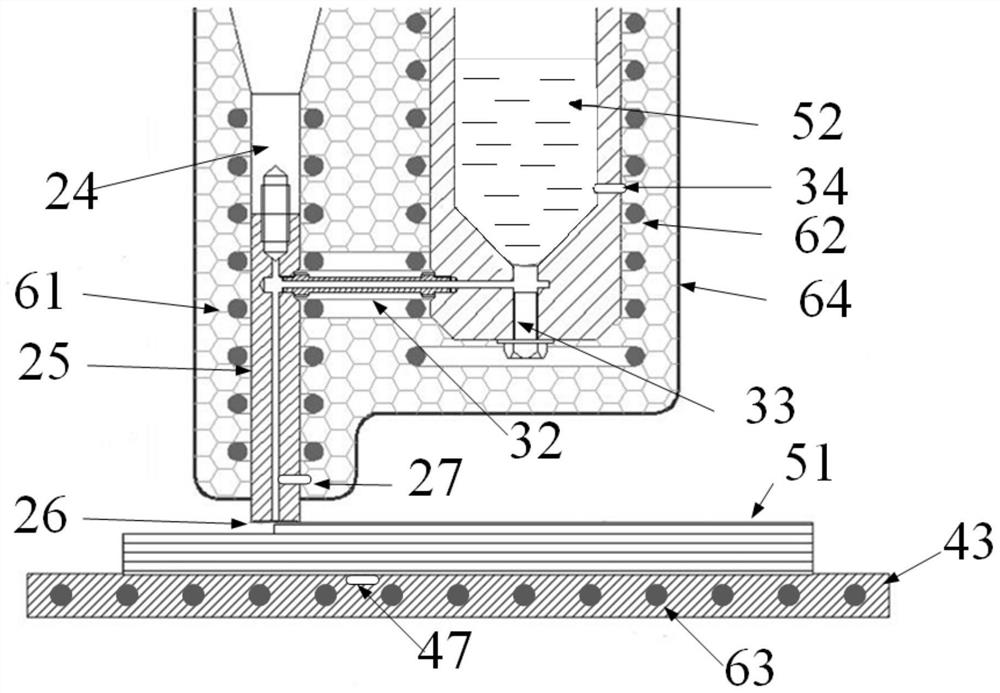 An aluminum alloy ultrasonic-assisted 3D printing device and printing method thereof