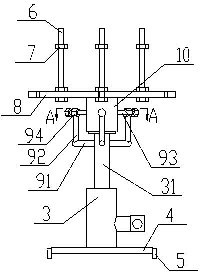 Welding wire reel frame