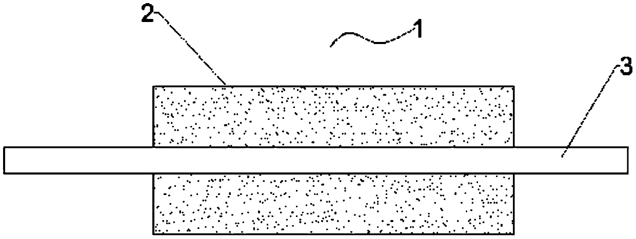 Preparation method of coating type zinc electrode