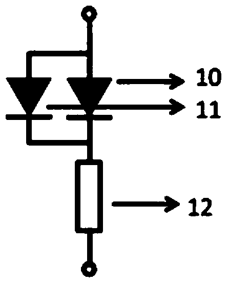 A method for detecting the degree of zn diffusion in the window region of a diffused zn semiconductor laser and its realization device