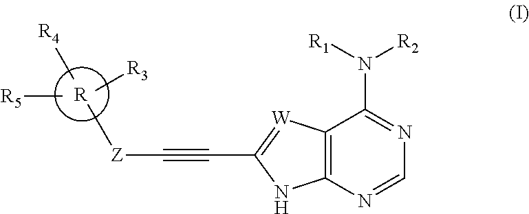 Substituted ethynyl heterobicyclic compounds as tyrosine kinase inhibitors
