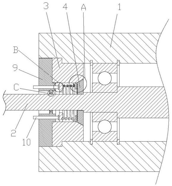 A double-seal structure of an intelligent monitoring reducer