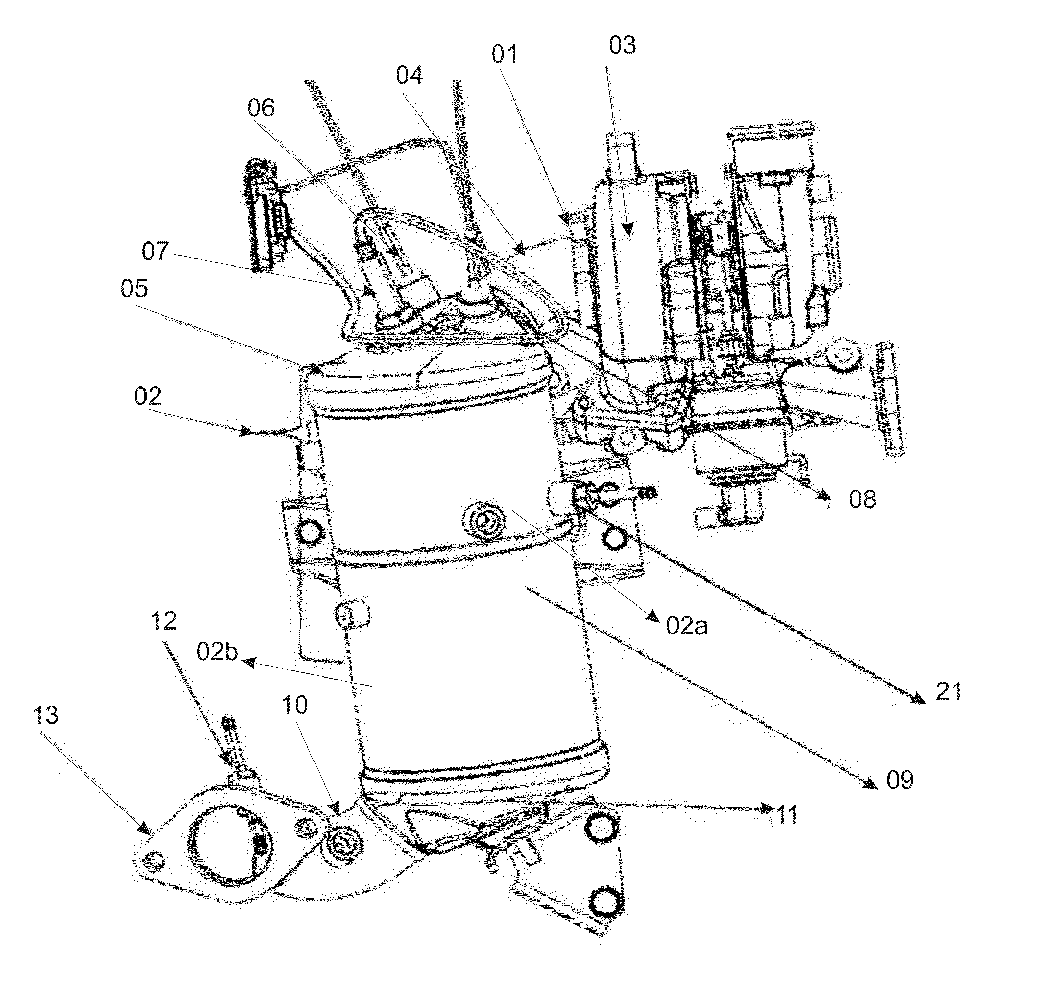 Integrated Exhaust Gas After-Treatment System for Diesel Fuel Engines