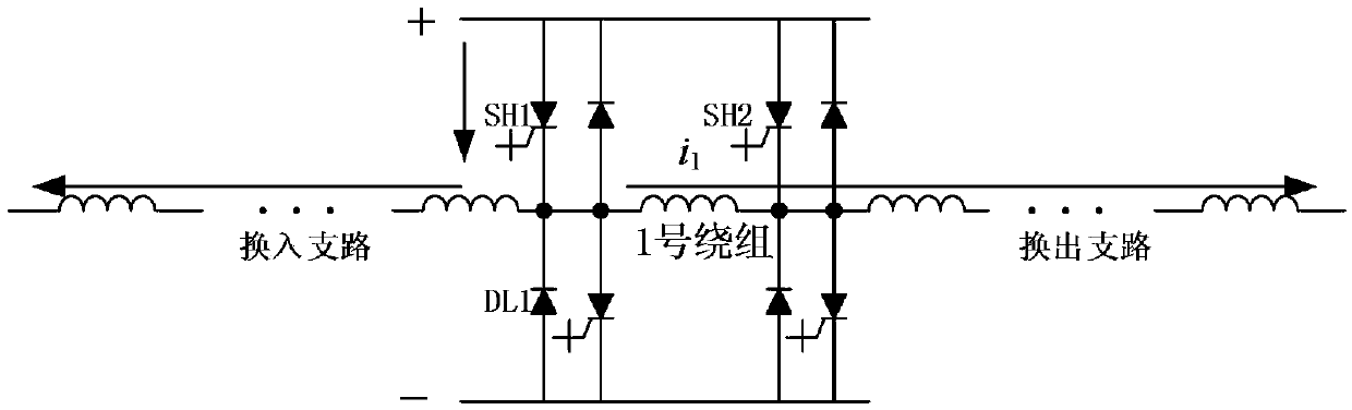 Commutation driving circuit of ring winding permanent magnet brushless DC motor
