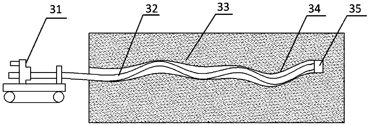 Drill string vibration drag reduction method for near-horizontal long borehole directional drilling in coal mine