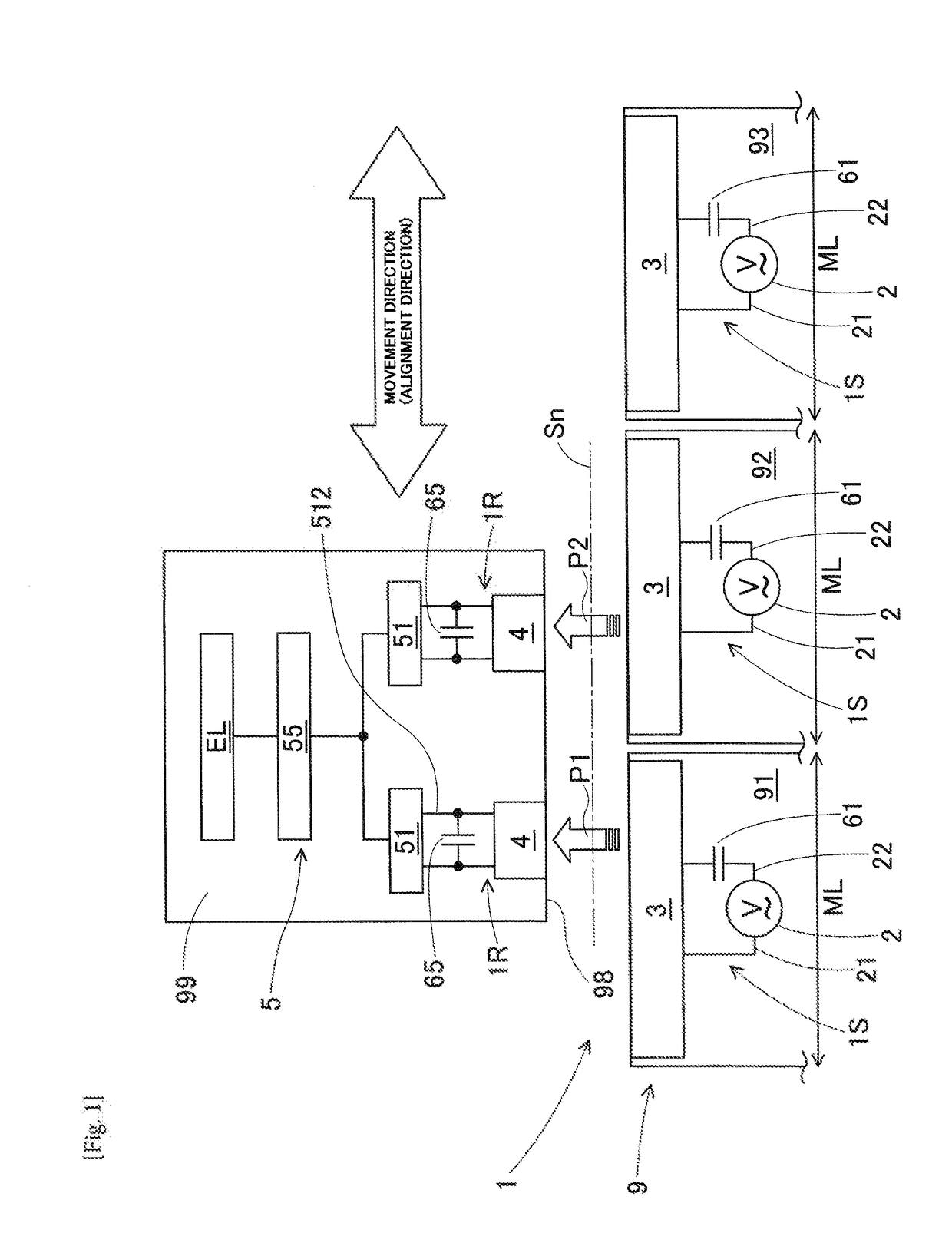 Non-contact power feeding coil and non-contact power feeding system