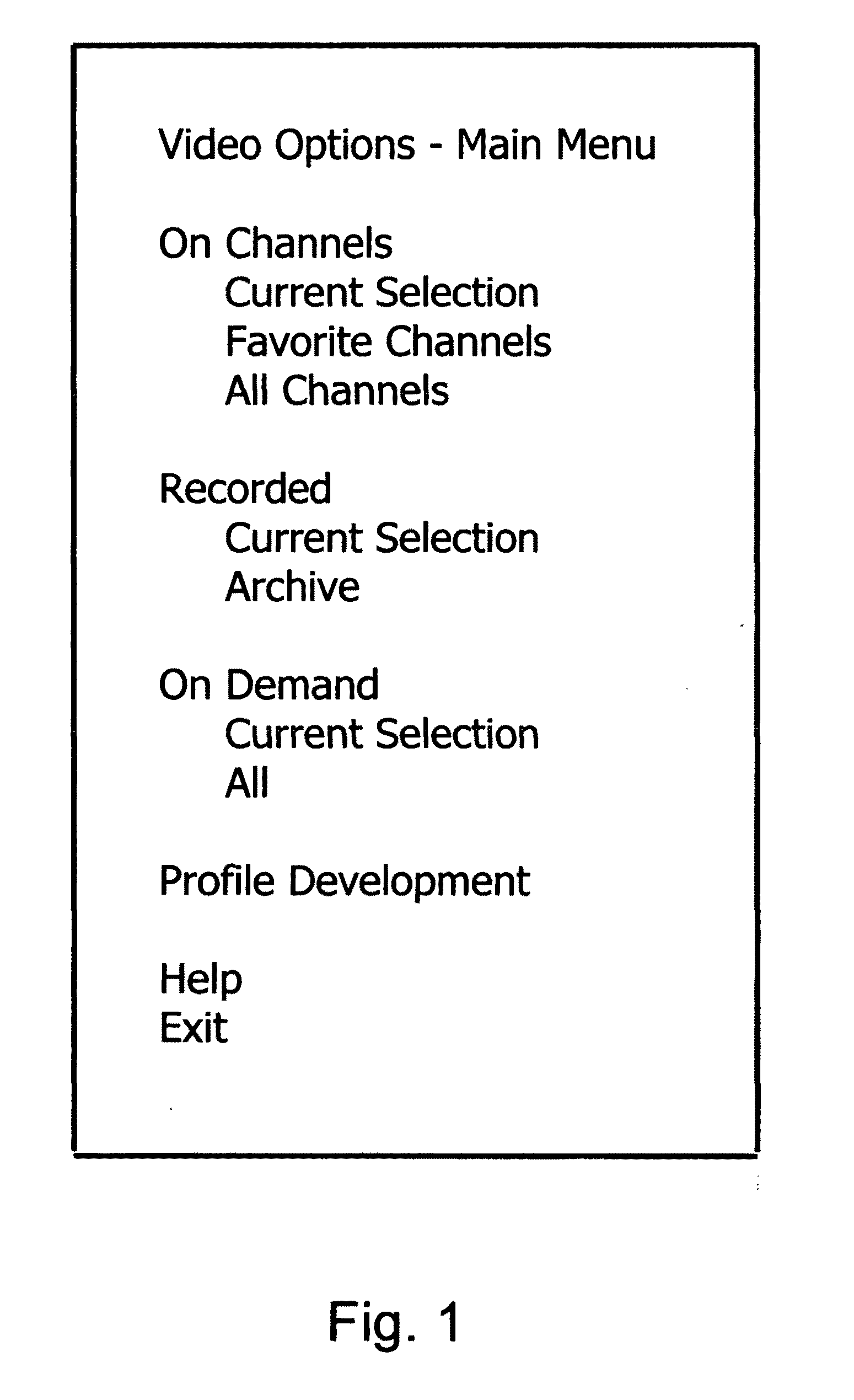 Video content control system with automatic content selection