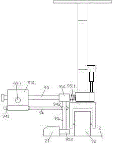 Hydraulically adjusted garden road trimming device and application method thereof