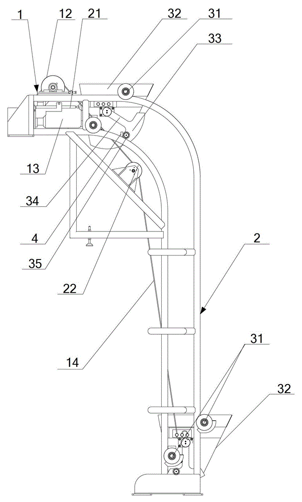 A material conveying mechanism