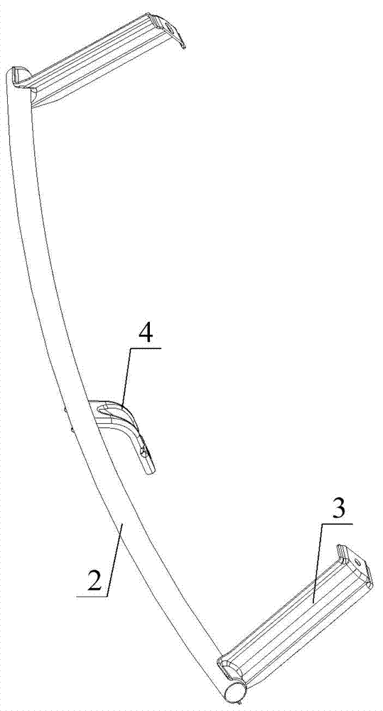 Automobile and passive pedestrian protection device of automobile