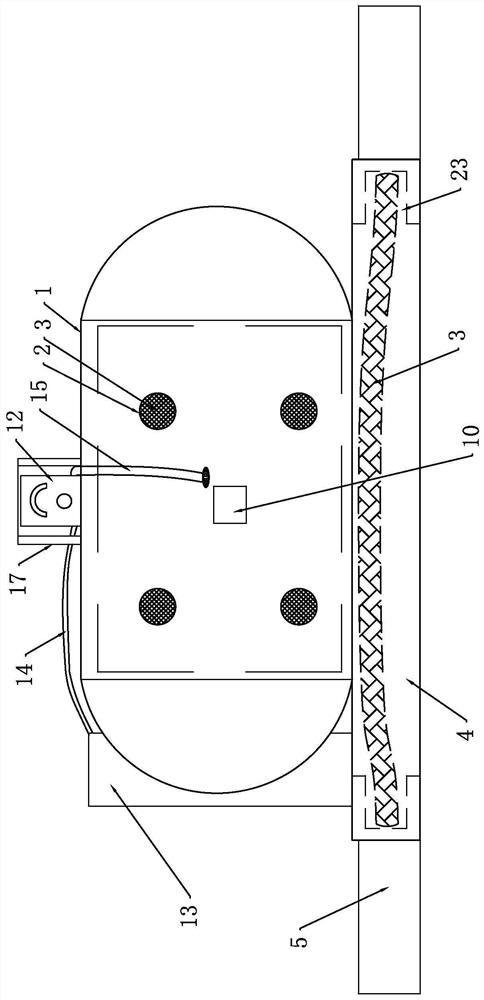 Wound healing protection device for surgical nursing