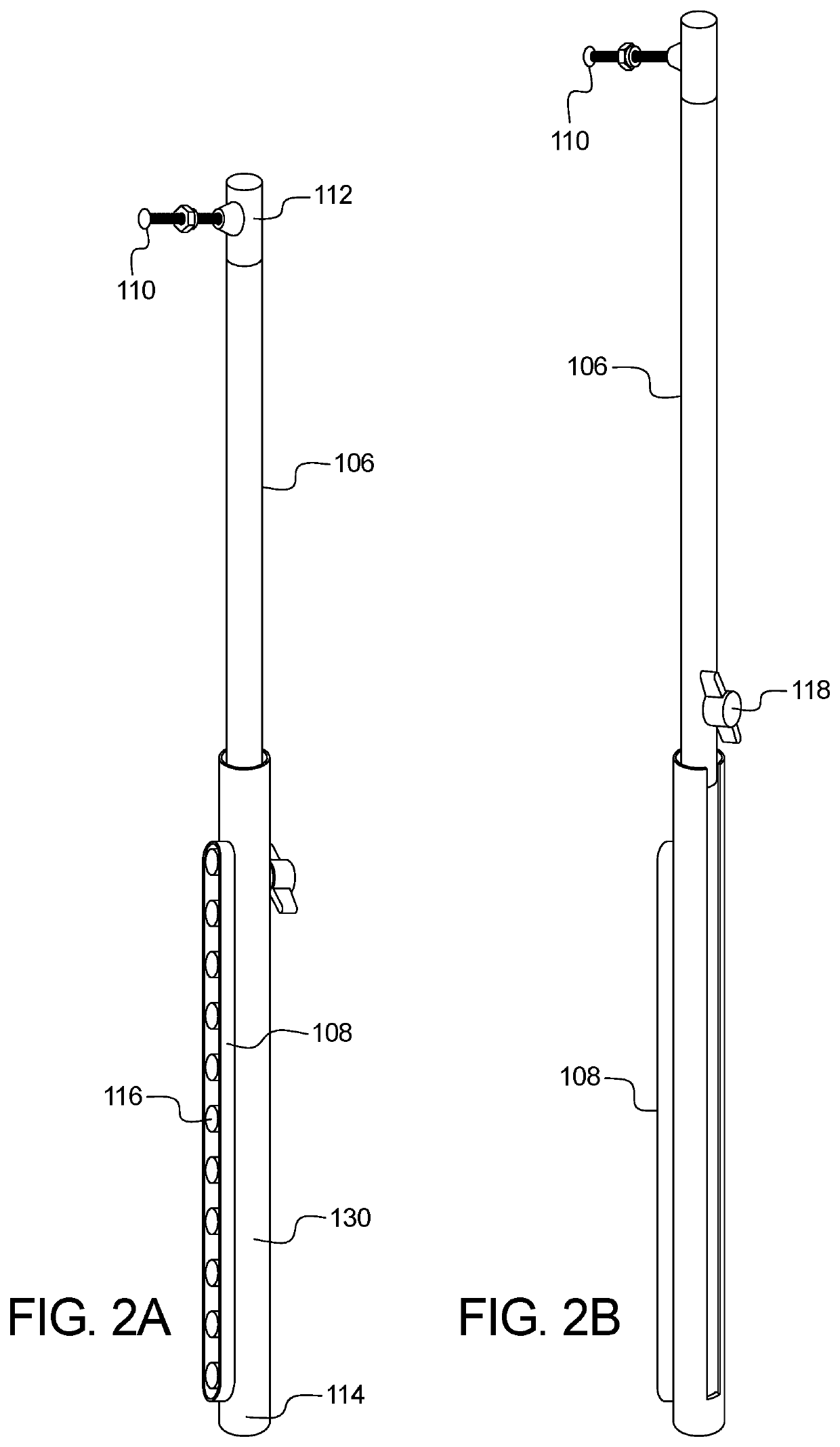 Adjustable brush holding assembly