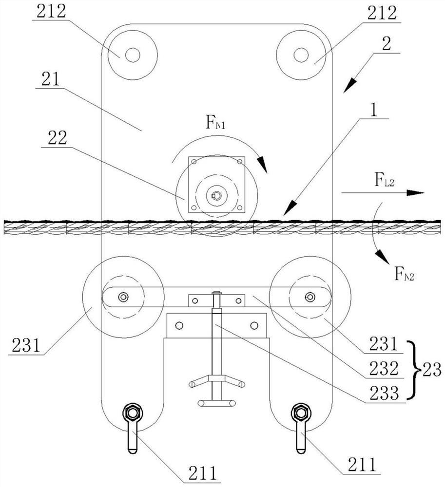 Low-carbon cableway for power transmission line construction and working method of low-carbon cableway