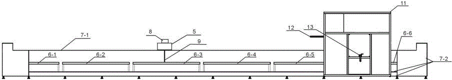 A light source online detection device