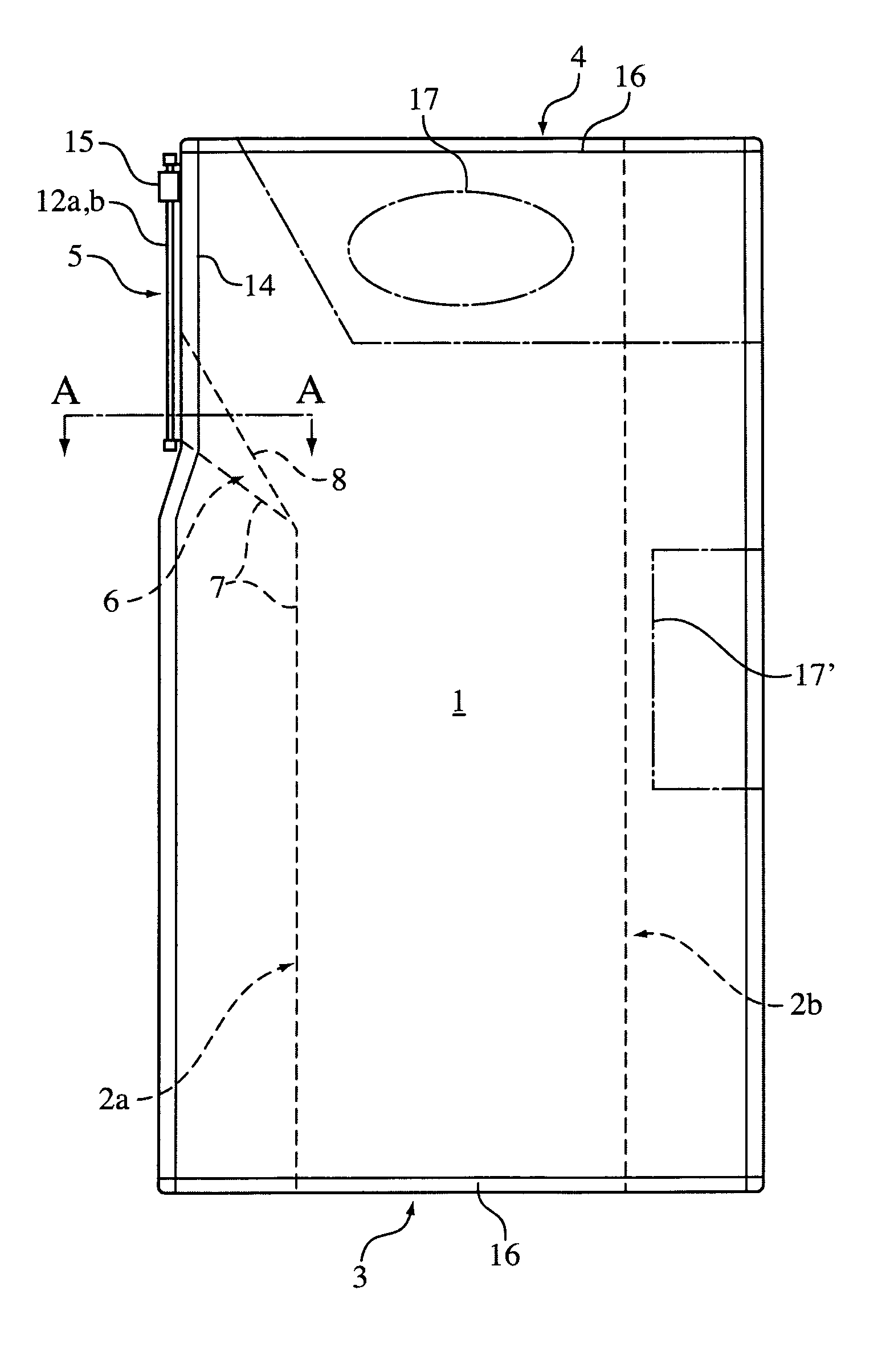 Side-gusseted bag and method for manufacturing same