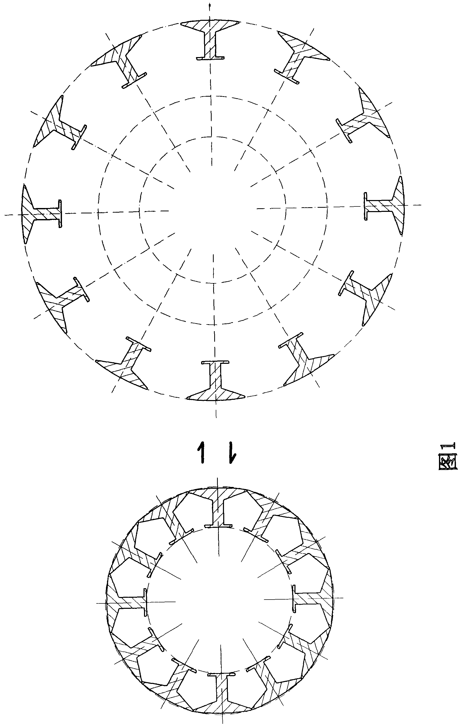 Rotating cage type belt pulley of continuously variable transmission