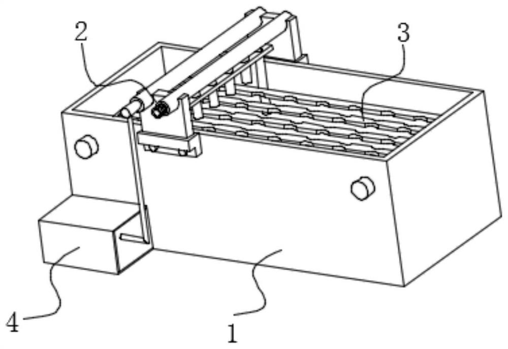 Oil washing box for crank connecting rod bearing of internal combustion engine