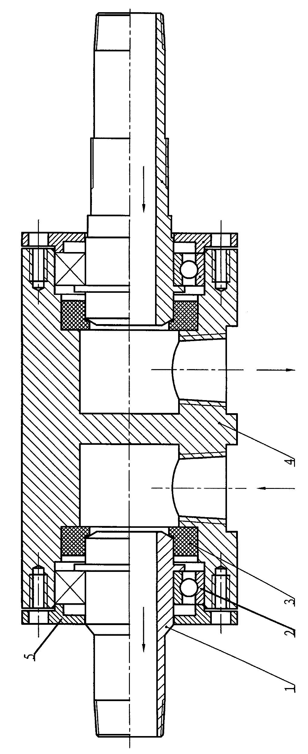 Extrusion molding adjustable type sealing device