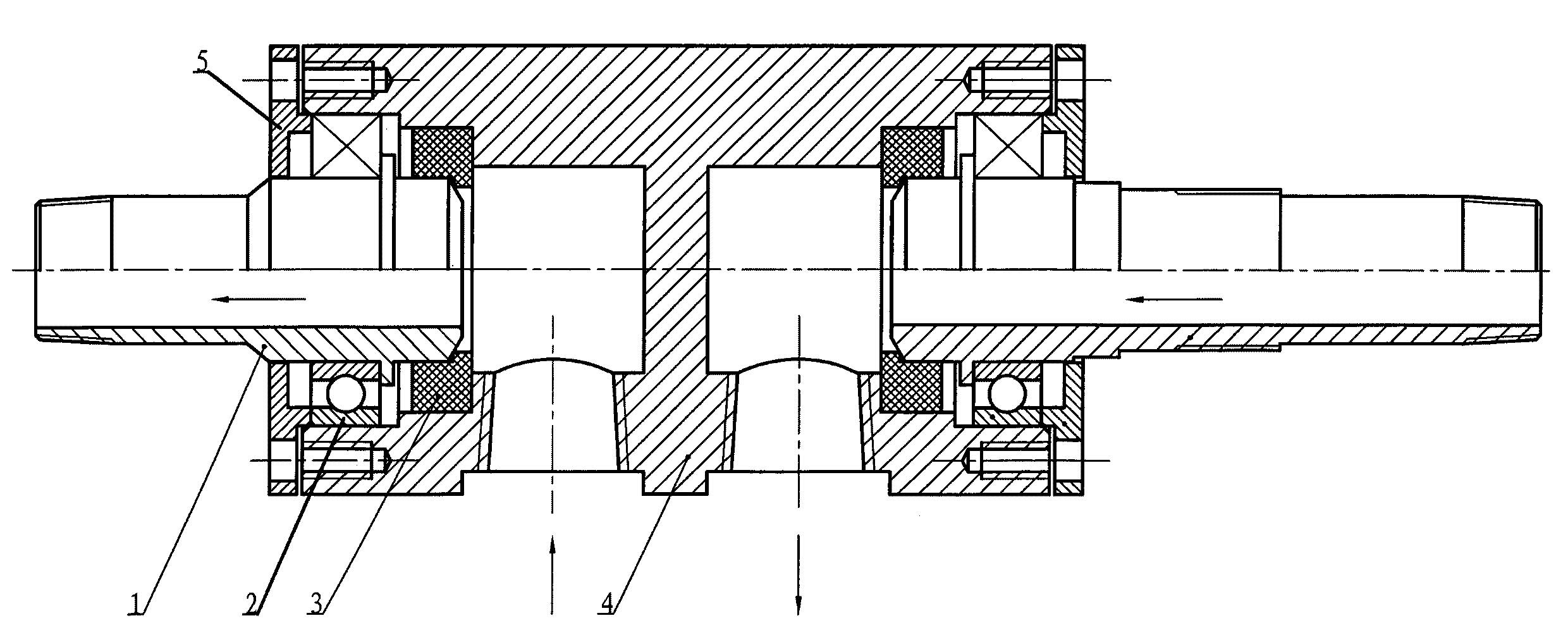 Extrusion molding adjustable type sealing device