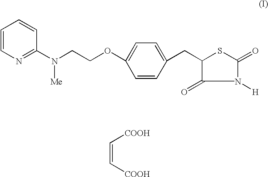 Process for the preparation of rosiglitazone maleate