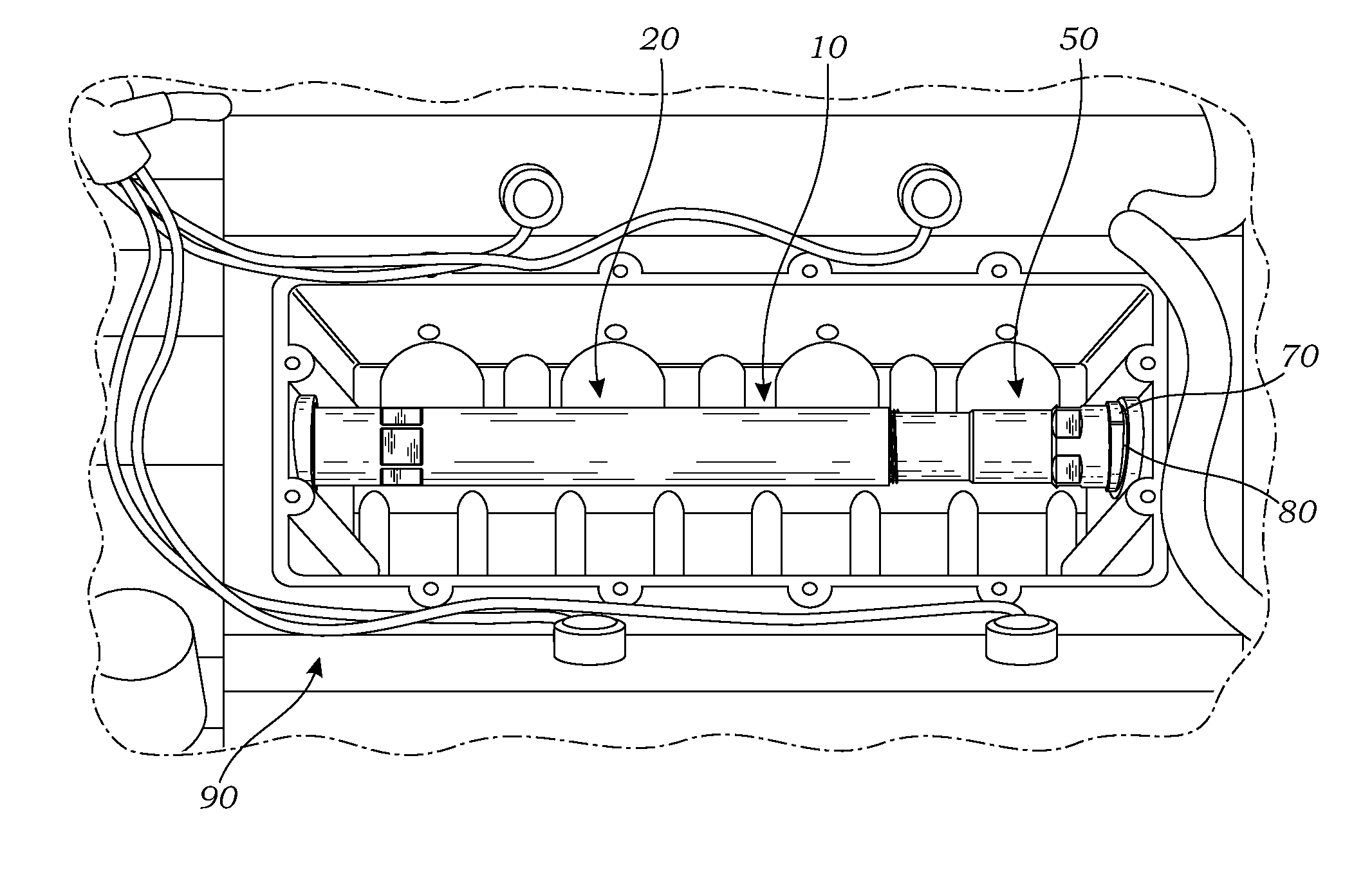 Automotive Engine Cooling Pipe Apparatus and Method of Use