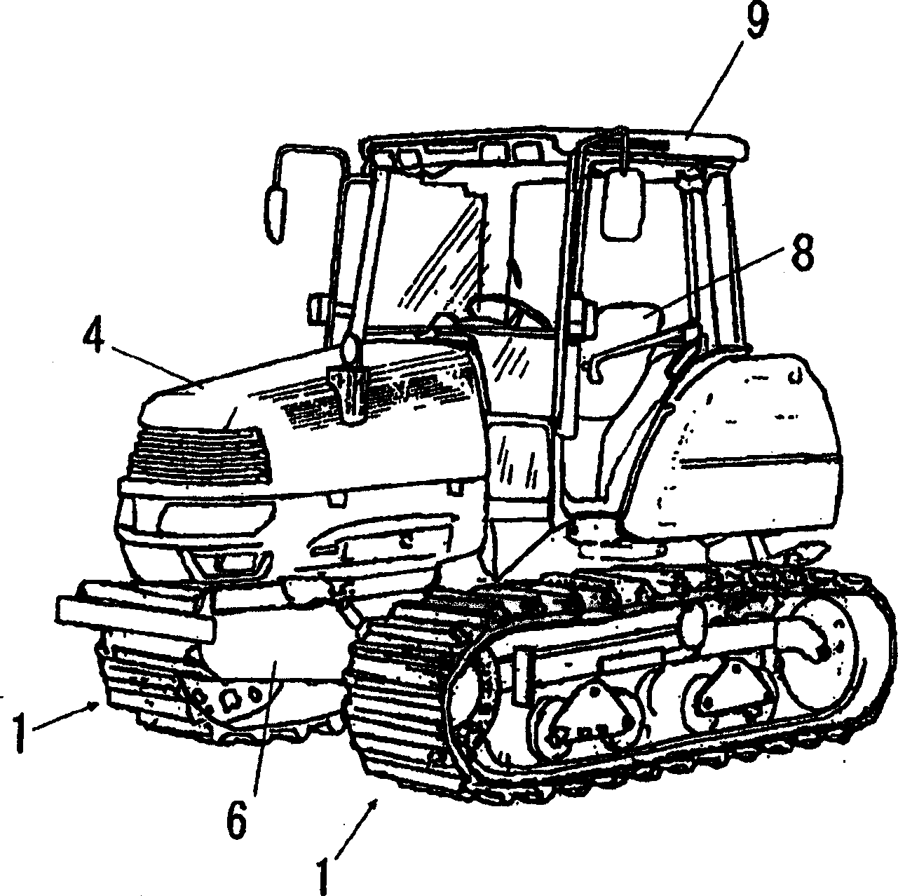 Crawler tractor