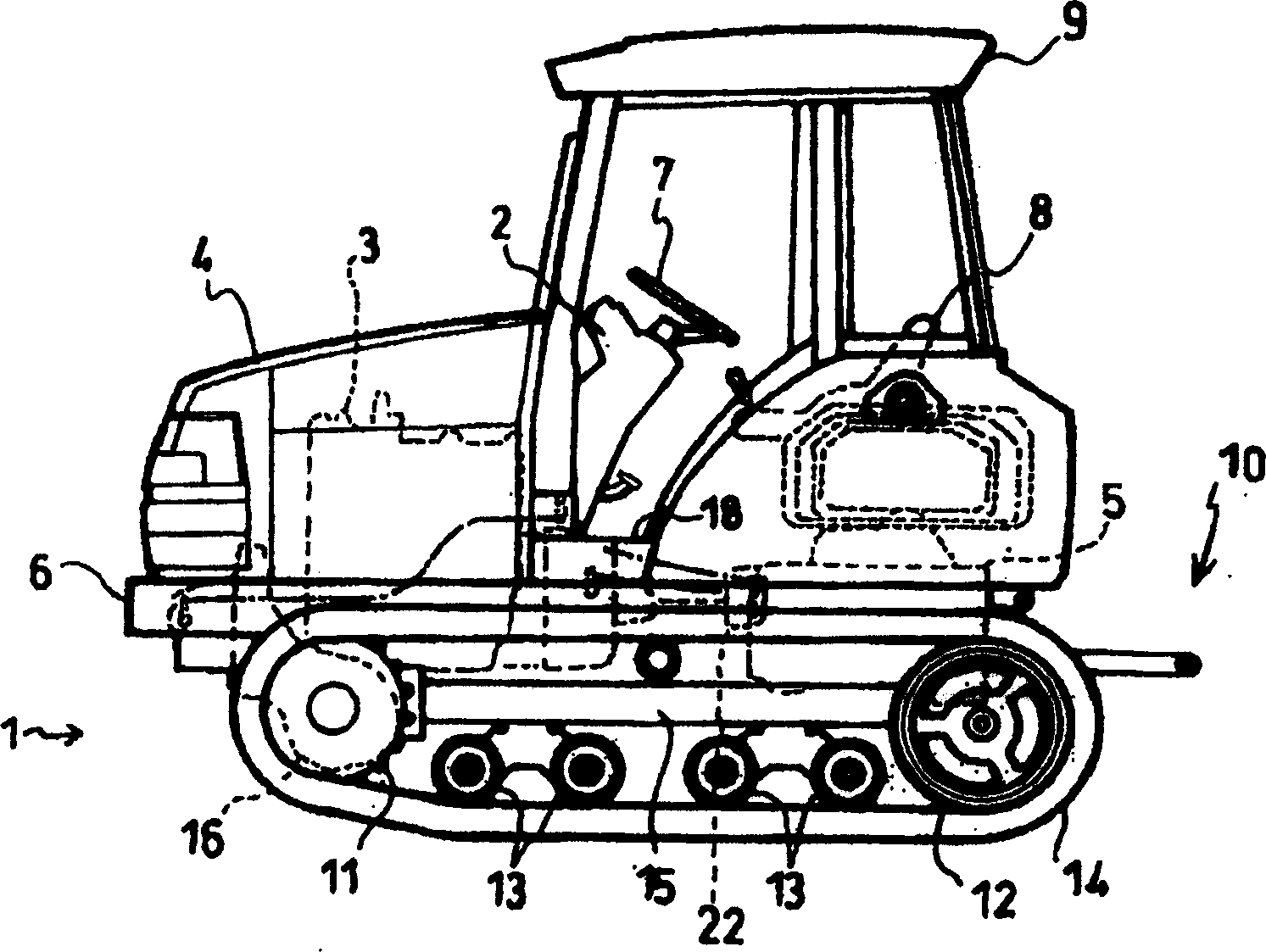 Crawler tractor