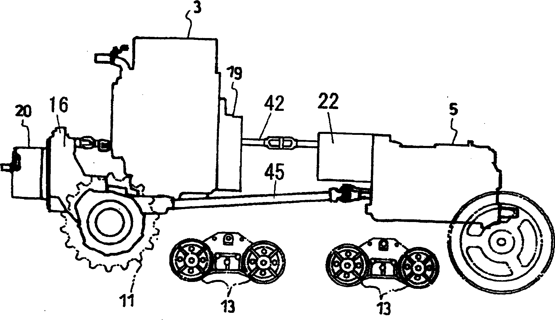 Crawler tractor